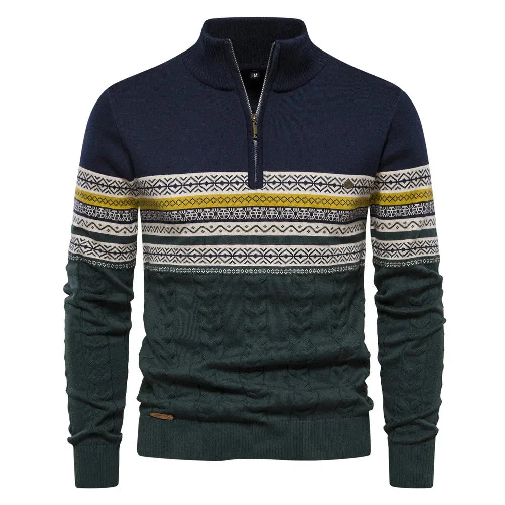 Jasper™ | Pullover med halv lynlås