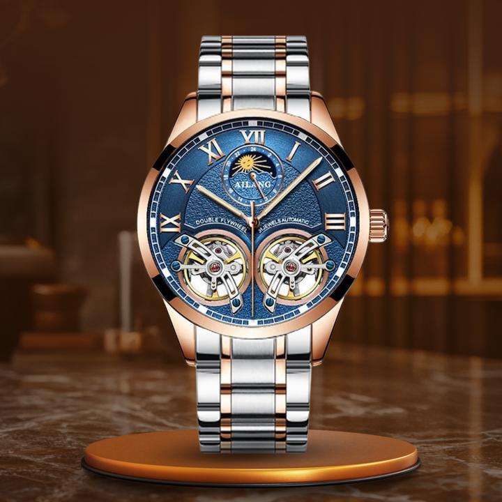 Tourbillon Design Forretnings Mekanisk Ur