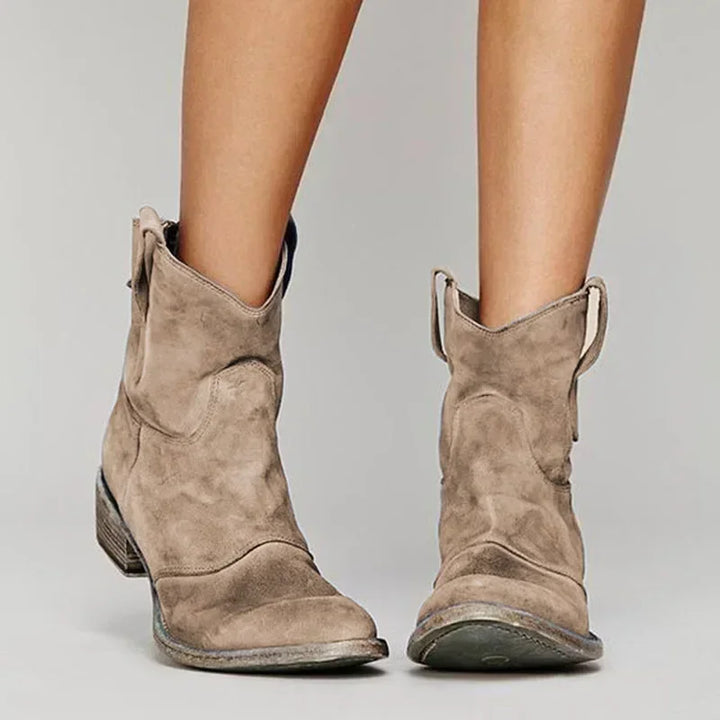 Helga™ – Vintage western ankelstøvler