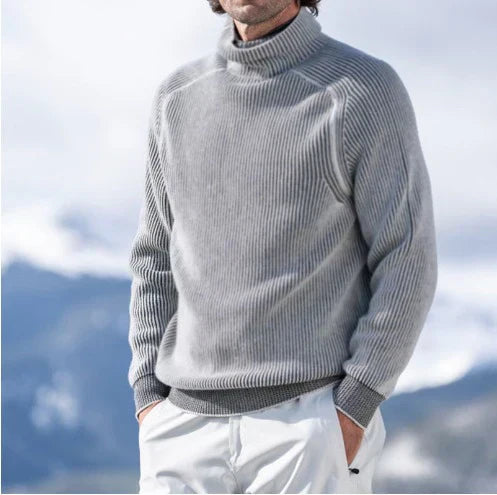 Morten | Herre Turtleneck Striktrøje