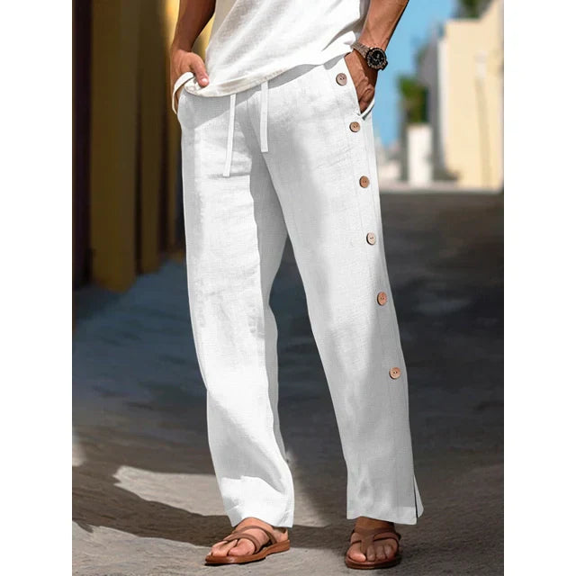 Henrik | Herrebadeshorts med Sideknapper