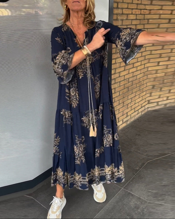 Leonore™– Løs Maxi Kjole