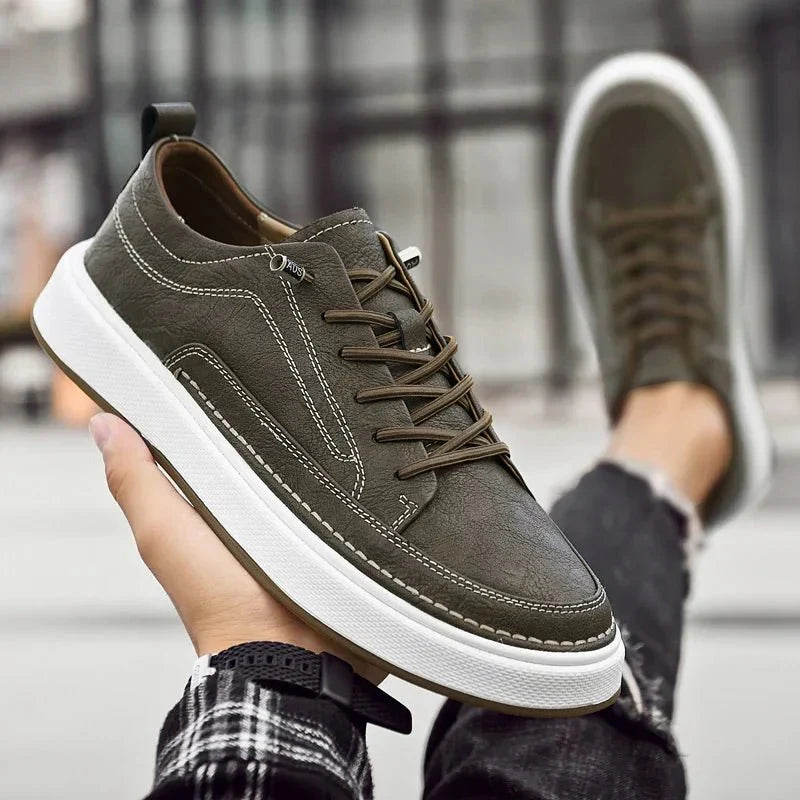 Philip | Herre Vinter Sneakers med Snørelukning og Tykk Sål