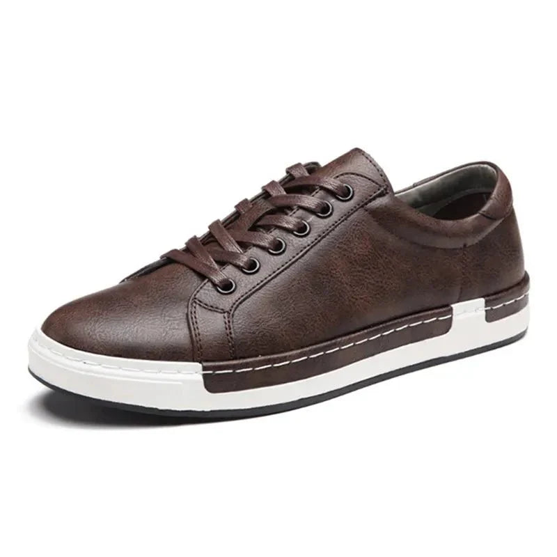 Everwyn | Herre Vinter Sneakers med Snørelukning og Skridsikker Sål