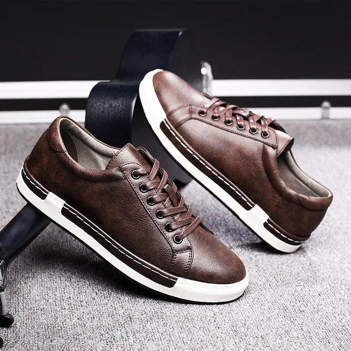 Everwyn | Herre Vinter Sneakers med Snørelukning og Skridsikker Sål