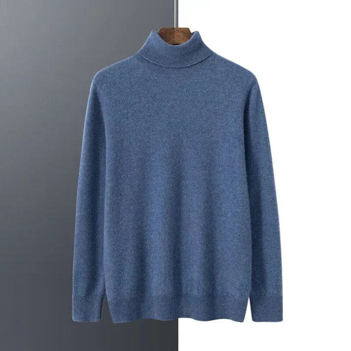 Marcus | Herre Rullekravesweater med Løs Pasform