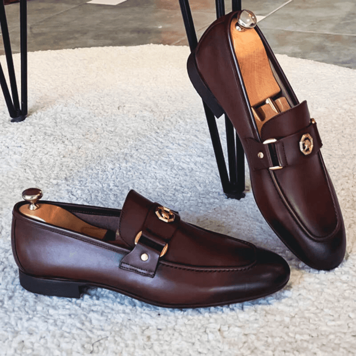 Andreas | Herre Klassiske Vinter Loafers i Kunstlæder