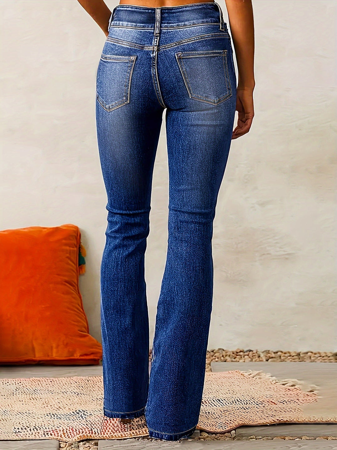 mina | Højtaljede Dame Flared Jeans til Foråret
