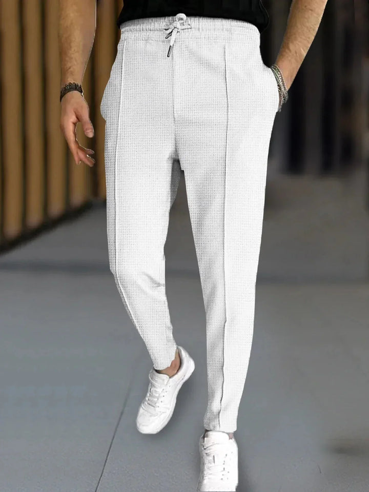 Erik | Herre Casual Slim-Fit Vinterbukser med Plisseret Front