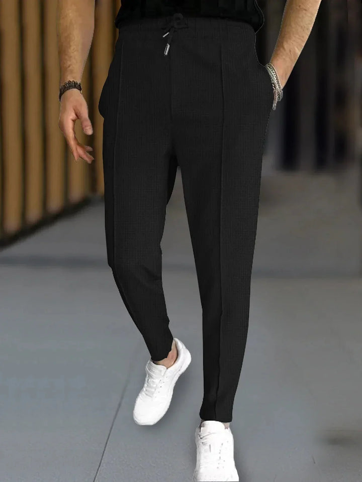 Erik | Herre Casual Slim-Fit Vinterbukser med Plisseret Front