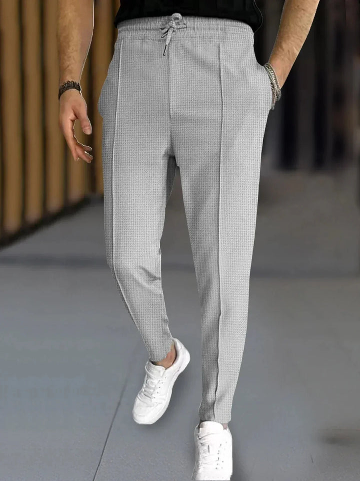 Erik | Herre Casual Slim-Fit Vinterbukser med Plisseret Front
