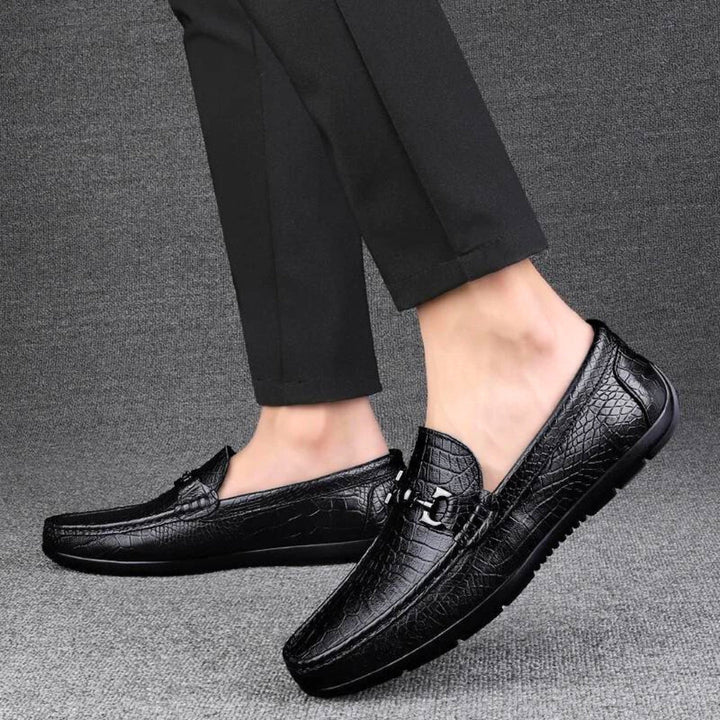Preben | Herre Vinter PU Læder Slip-On Loafers