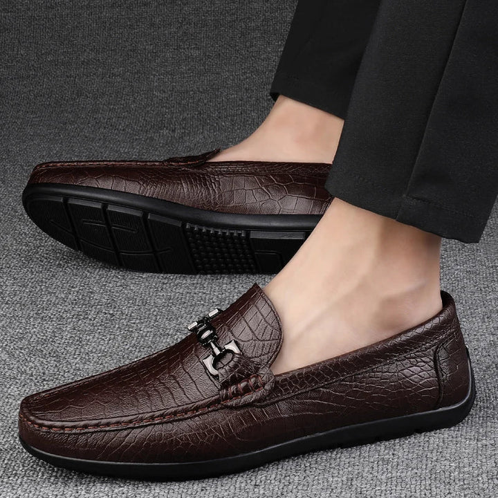 Preben | Herre Vinter PU Læder Slip-On Loafers