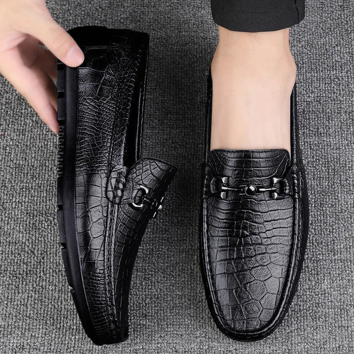 Preben | Herre Vinter PU Læder Slip-On Loafers