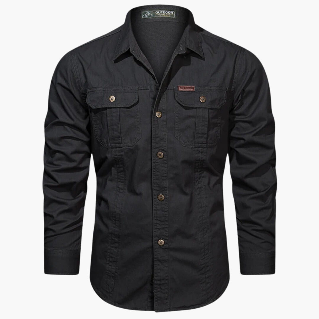 Loke | Stilfuld Casual Skjorte med Knapper