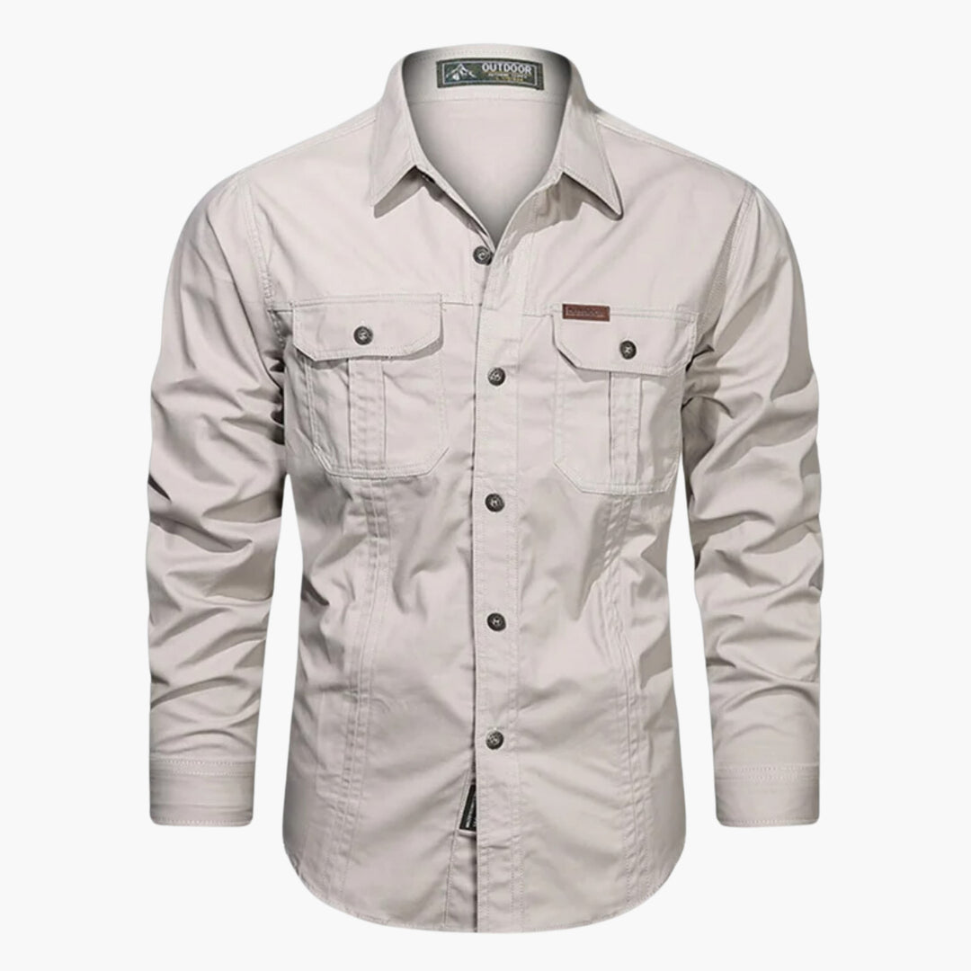 Loke | Stilfuld Casual Skjorte med Knapper