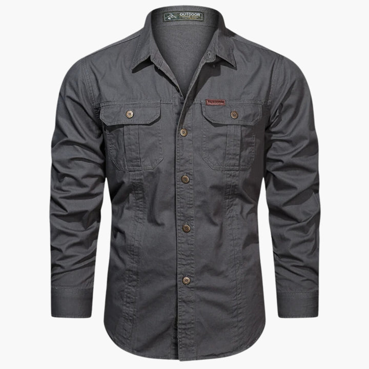 Loke | Stilfuld Casual Skjorte med Knapper