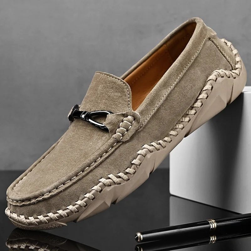 Sander | Herre Vinter Loafers med Metalspænde Detalje