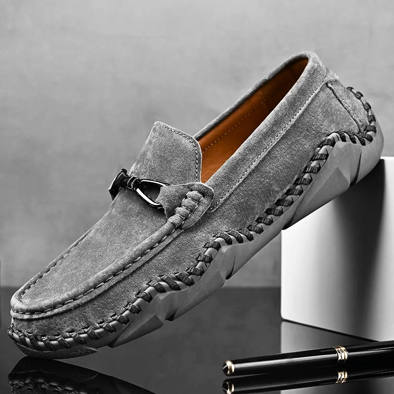 Sander | Herre Vinter Loafers med Metalspænde Detalje