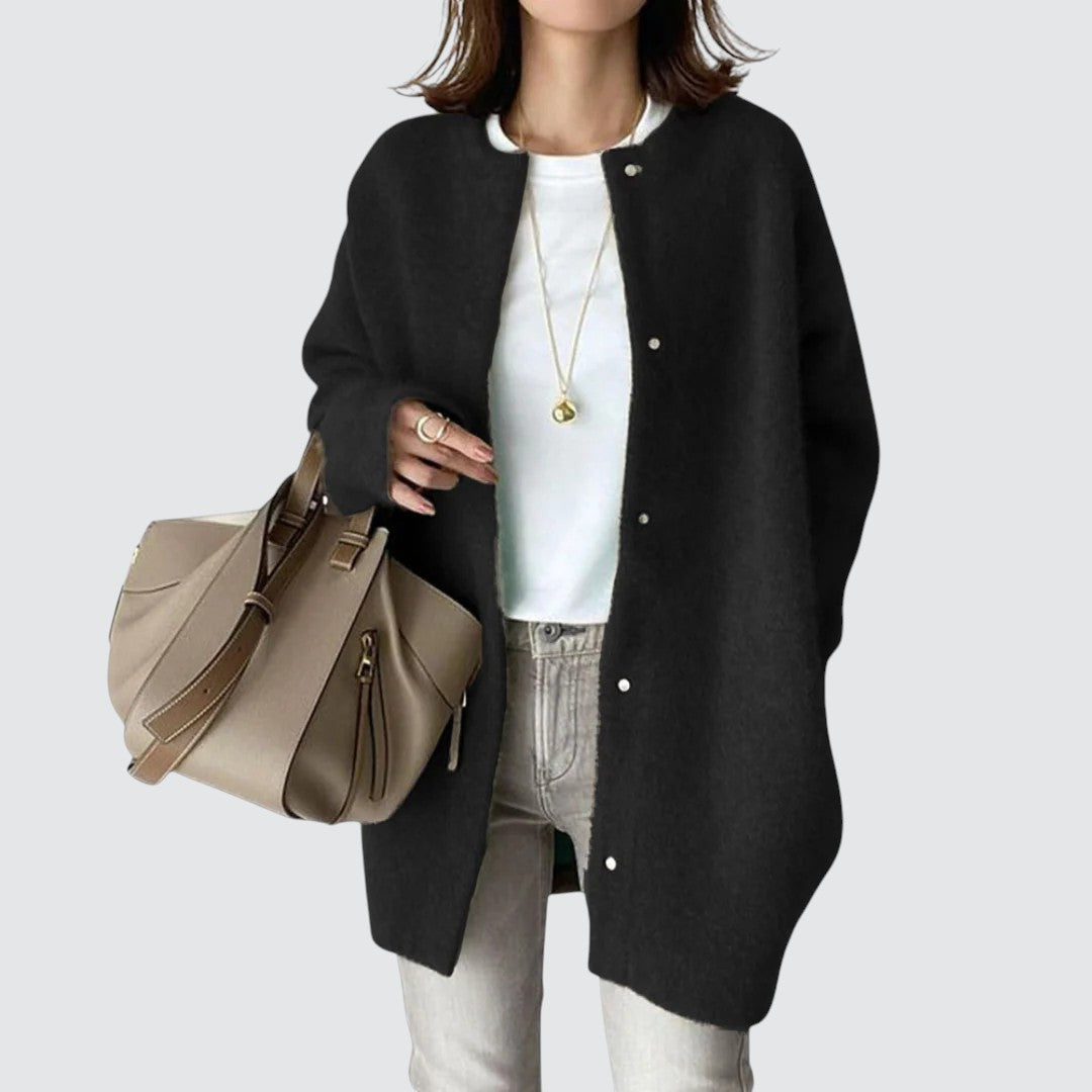 Signe™ | Elegant brun cardigan