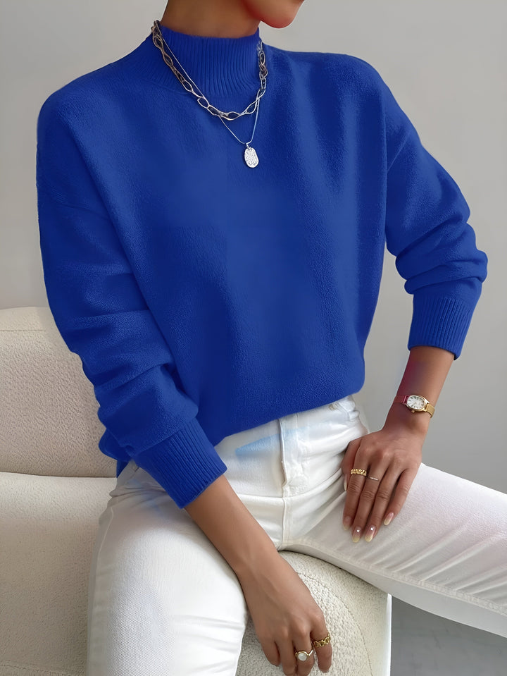 Sofie™ | Blød rullekravesweater