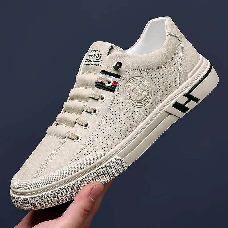 Kenneth | Herre Vinter Sneakers med Perforeret Design