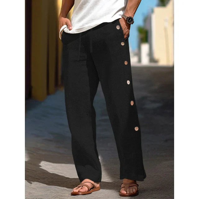 Henrik | Herrebadeshorts med Sideknapper