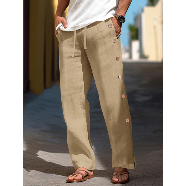 Henrik | Herrebadeshorts med Sideknapper