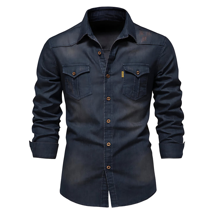 Egon | Stilfuld og Casual Denimskjorte