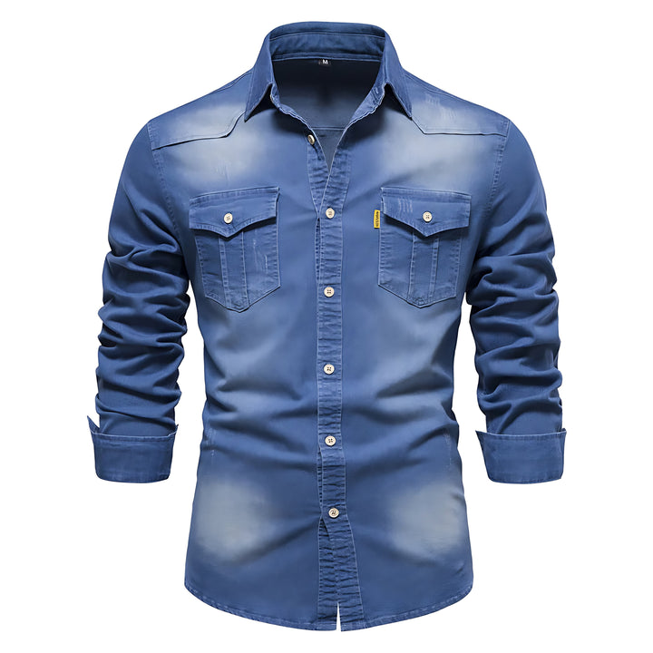 Egon | Stilfuld og Casual Denimskjorte