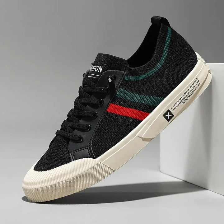 Ingolf | Herre Vinter Sneakers med Snørelukning og Lærredsoverdel