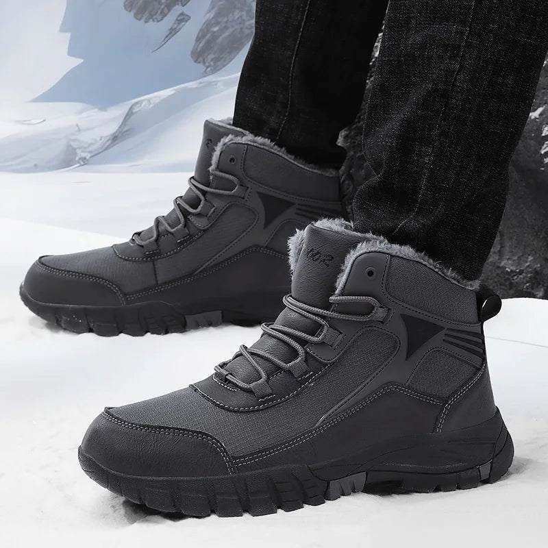 Carsten | Herre Vinter Snøresneakers med Mesh Overdel
