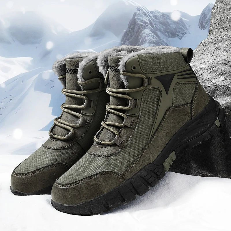 Carsten | Herre Vinter Snøresneakers med Mesh Overdel