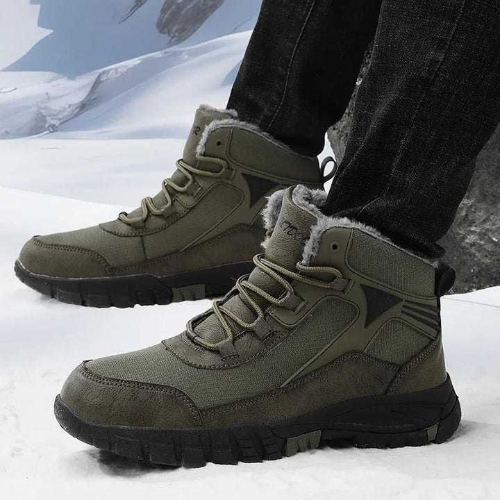 Carsten | Herre Vinter Snøresneakers med Mesh Overdel
