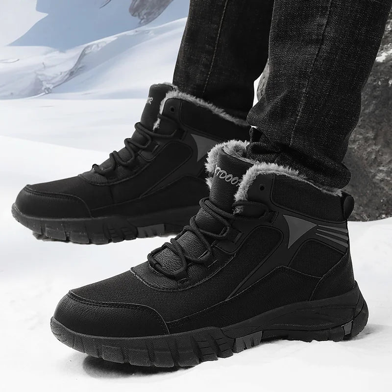 Carsten | Herre Vinter Snøresneakers med Mesh Overdel