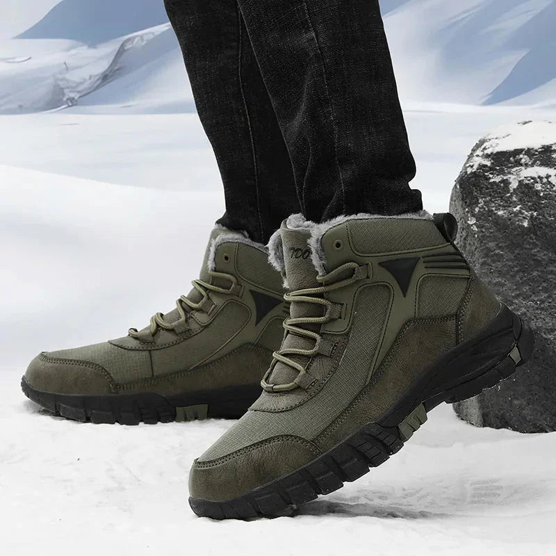 Carsten | Herre Vinter Snøresneakers med Mesh Overdel