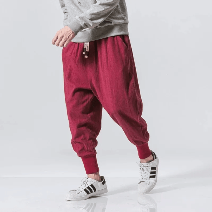 Antonin | Trendy Herre Joggerbukser Med Sidelommer