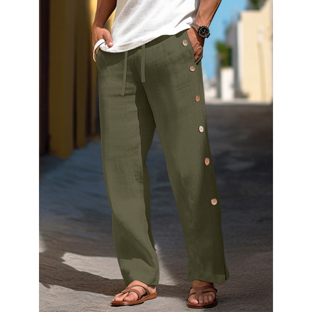 Henrik | Herrebadeshorts med Sideknapper